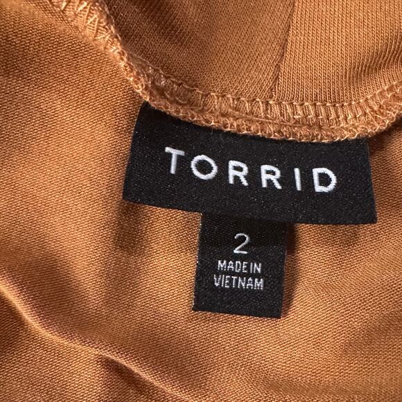 Torrid SZ 2 (2X-Large) Top Sleeveless Draped Neck Stretch Lightweight Pullover - Picture 6 of 8